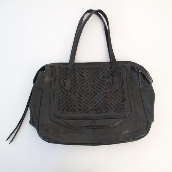 ELLIOT LUCA Woven Metallic Leather Shoulder Bag - Picture 1 of 16